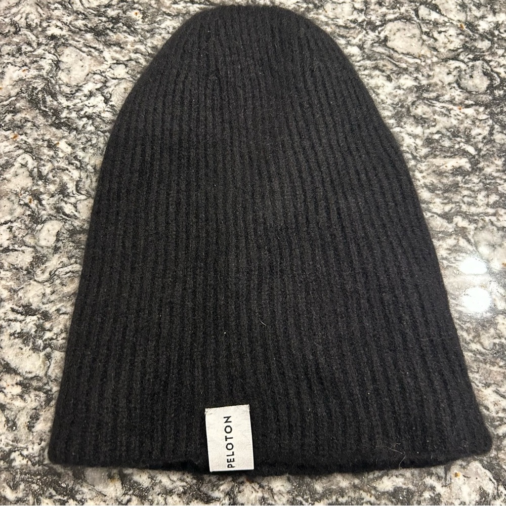 Peloton Cashmere Ribbed Beanie